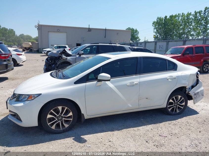 2015 HONDA CIVIC SEDAN 1.8L I-4 VVT, 143HP