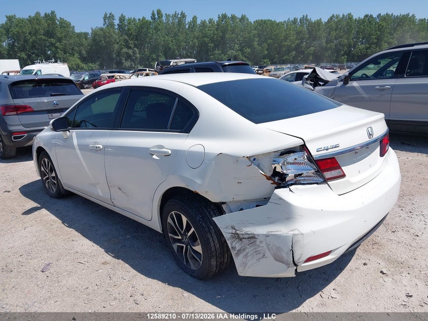 2015 HONDA CIVIC SEDAN 1.8L I-4 VVT, 143HP
