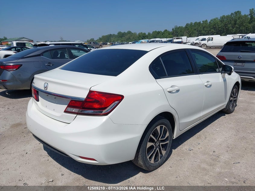 2015 HONDA CIVIC SEDAN 1.8L I-4 VVT, 143HP