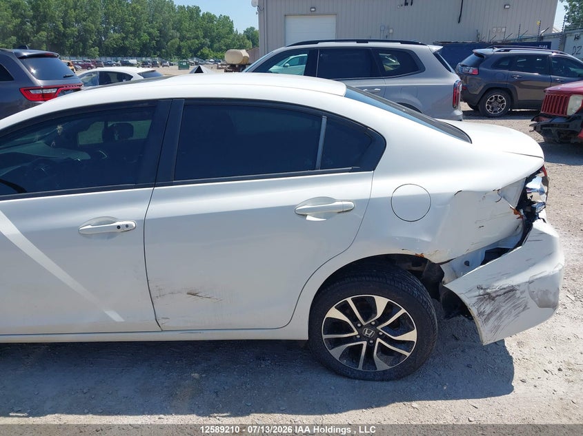 2015 HONDA CIVIC SEDAN 1.8L I-4 VVT, 143HP