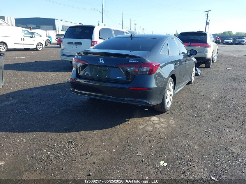 Vin: 2hgfe4f85sh010927, lot: 2985493, honda civic sport hybrid/sport touring hybrid 20254