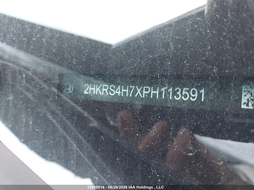 2023 Honda Cr-V Ex-L VIN: 2HKRS4H7XPH113591 Lot: 12589514