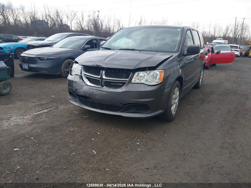 2016 Dodge Caravan 3.6 Se Grey Lot 111012589838 Vin 2C4RDGBG0GR387132