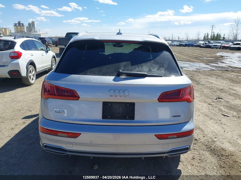 2019 Audi Q5 45 Technik VIN: WA1FNAFY9K2105698 Lot: 12589937
