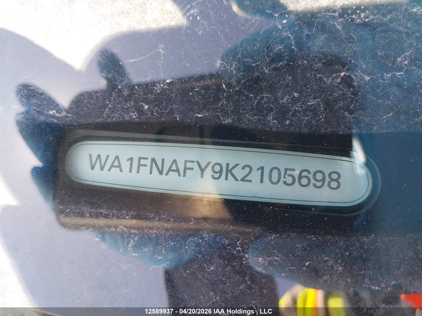 2019 Audi Q5 45 Technik VIN: WA1FNAFY9K2105698 Lot: 12589937