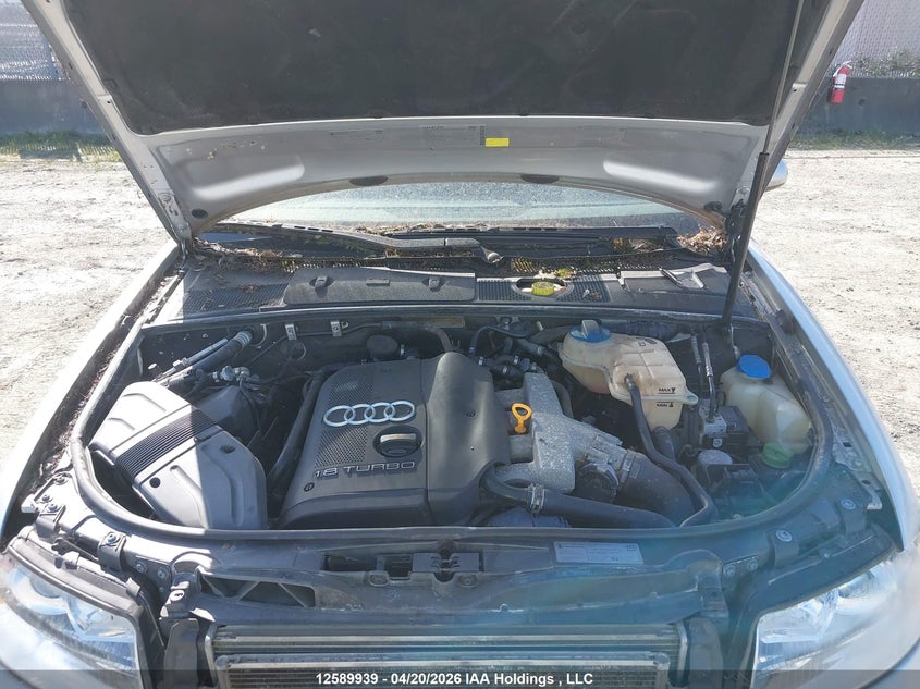 2003 Audi A4 1.8T VIN: WAUJC68E83A390341 Lot: 12589939