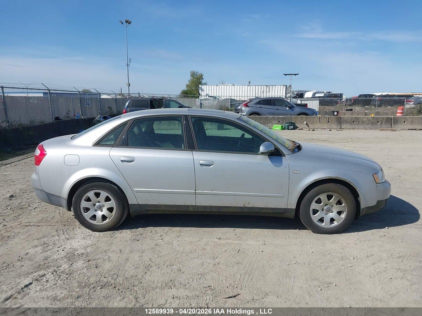 2003 Audi A4 1.8T VIN: WAUJC68E83A390341 Lot: 12589939