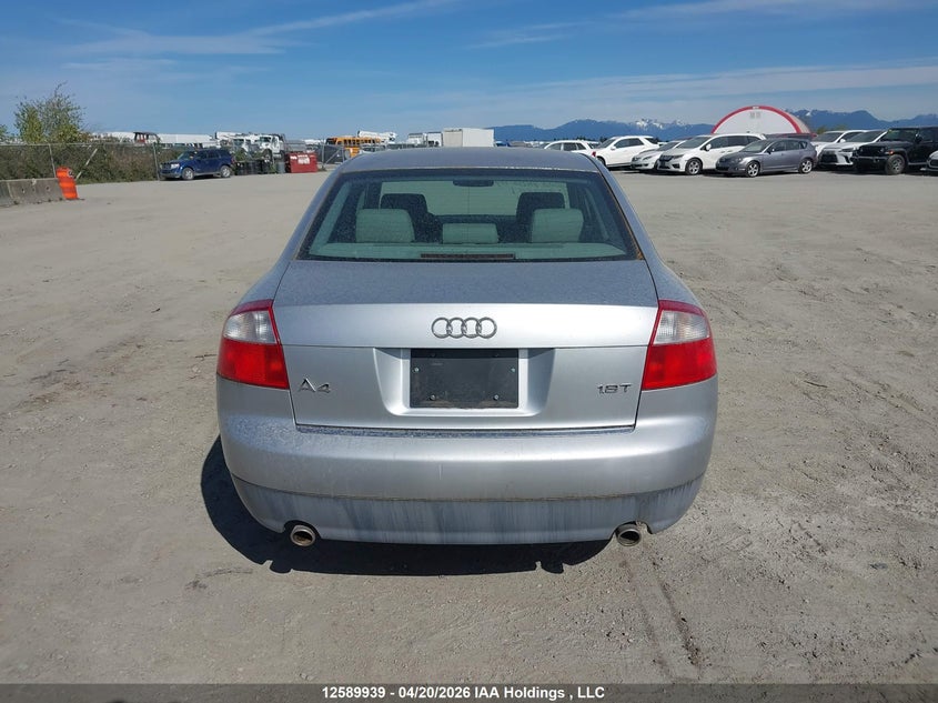 2003 Audi A4 1.8T VIN: WAUJC68E83A390341 Lot: 12589939