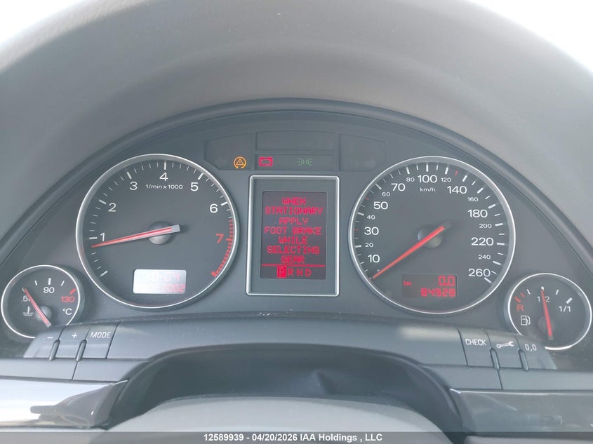 2003 Audi A4 1.8T VIN: WAUJC68E83A390341 Lot: 12589939