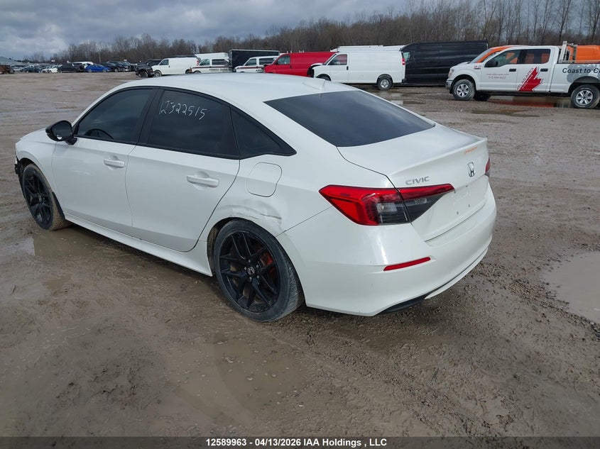 Vin: 2hgfe2f59ph104018, lot: 2986308, honda civic sport/sport-b 20233