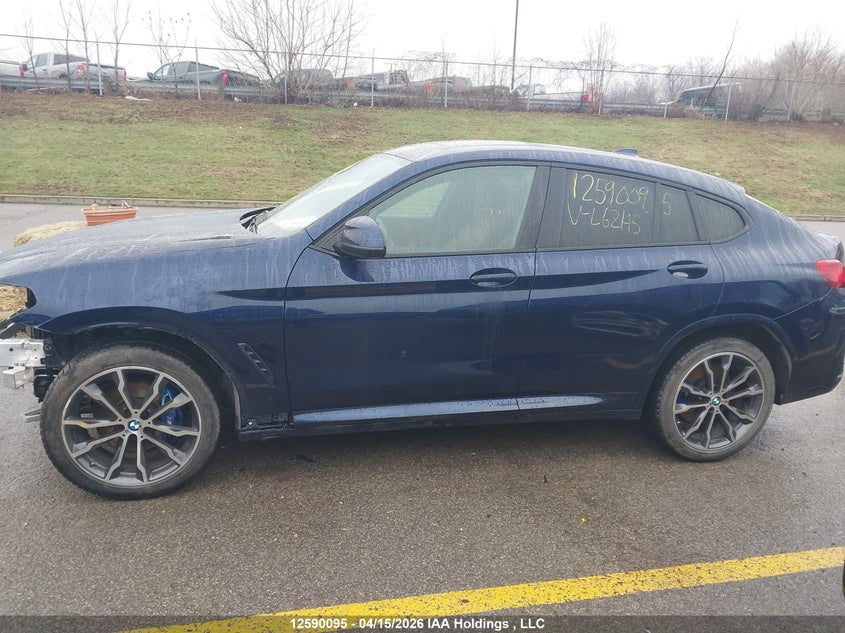 2022 BMW X4 xDrive30I VIN: 5UX33DT02N9L62145 Lot: 12590095