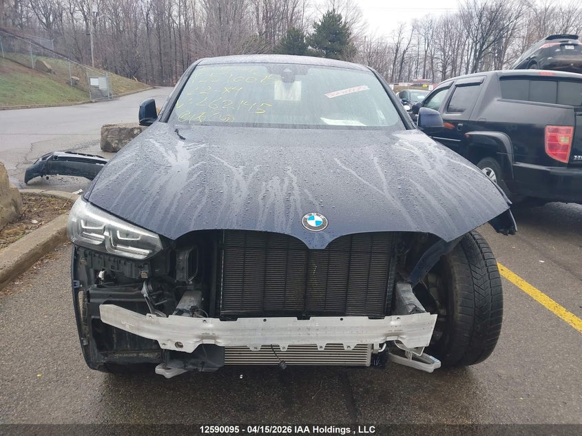 2022 BMW X4 xDrive30I VIN: 5UX33DT02N9L62145 Lot: 12590095