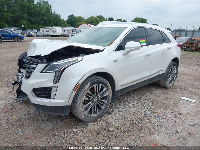 2018 Cadillac XT5, Удар спереду, IAAI, VIN 1GYKNFRS7JZ167965 — фото 2