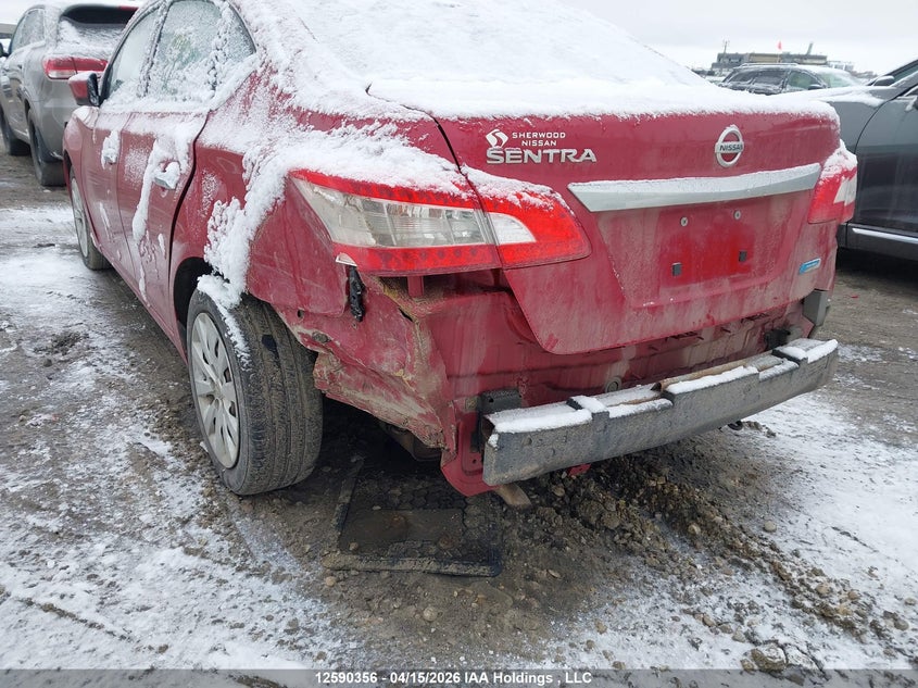 2013 Nissan Sentra 1.8 S/1.8 Sv VIN: 3N1AB7AP9DL757347 Lot: 12590356