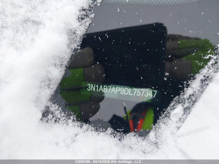 2013 Nissan Sentra 1.8 S/1.8 Sv VIN: 3N1AB7AP9DL757347 Lot: 12590356