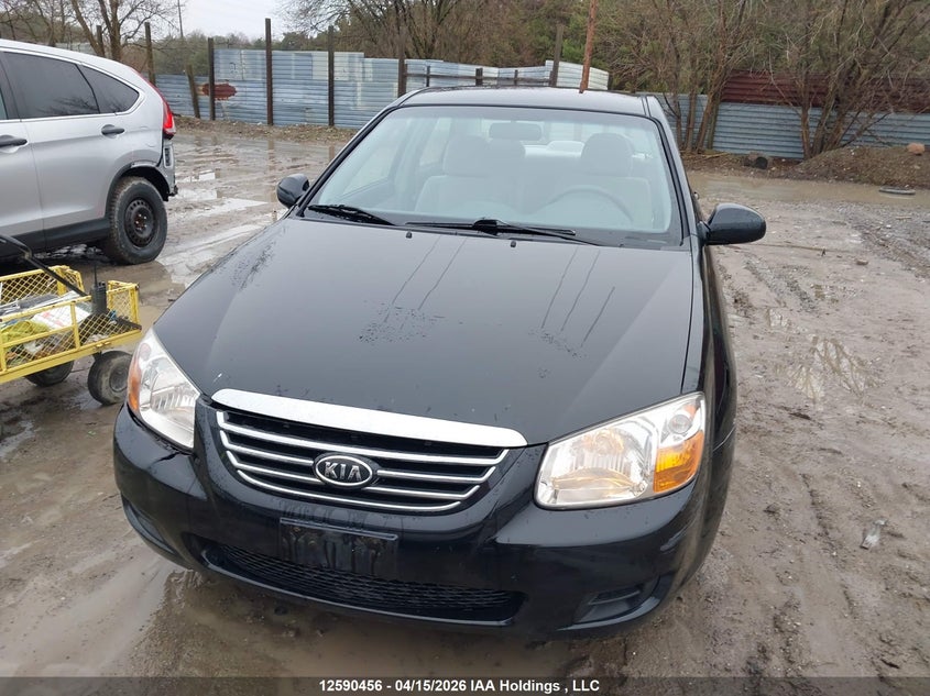 2007 Kia Spectra Ex/Lx VIN: KNAFE121675472639 Lot: 12590456