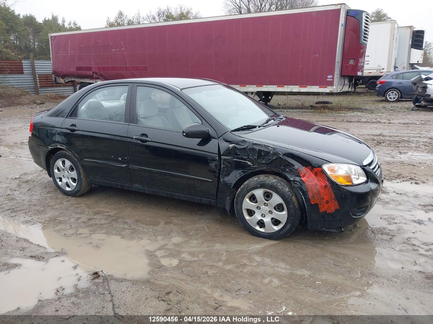 2007 Kia Spectra Ex/Lx VIN: KNAFE121675472639 Lot: 12590456