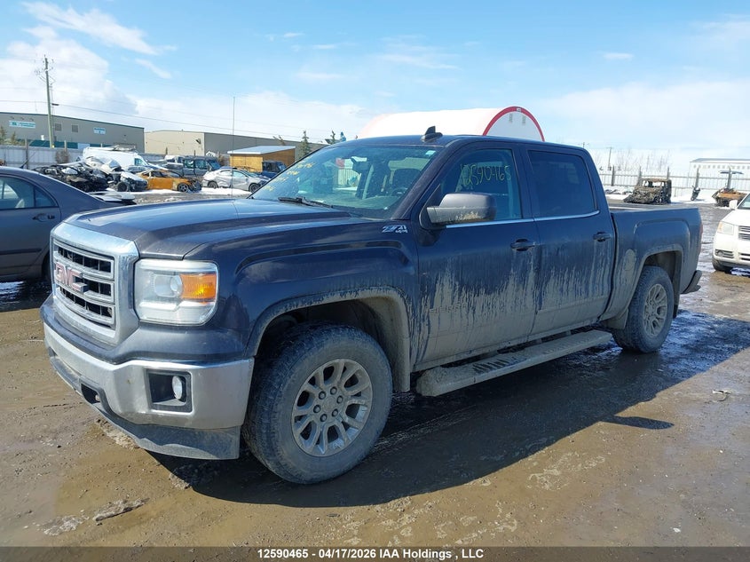 2015 GMC Sierra, Правый бок, IAAI, VIN 3GTU2UEC0FG117247 — фото 2
