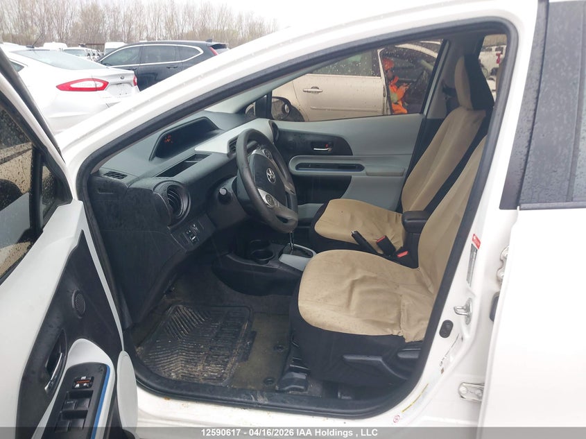 2012 Toyota Prius C VIN: JTDKDTB38C1503456 Lot: 12590617