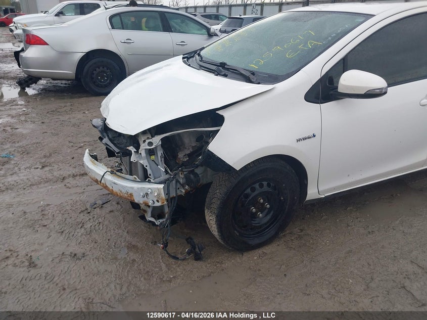 2012 Toyota Prius C VIN: JTDKDTB38C1503456 Lot: 12590617