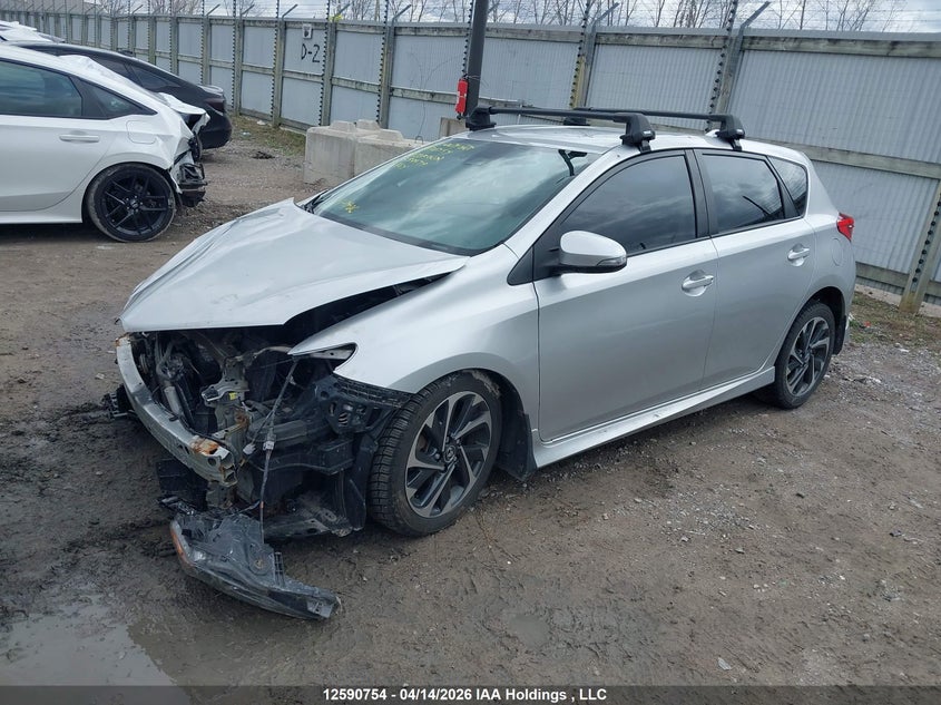 Vin: jtnkarje2jj559979, lot: 2987130, toyota corolla im 20182