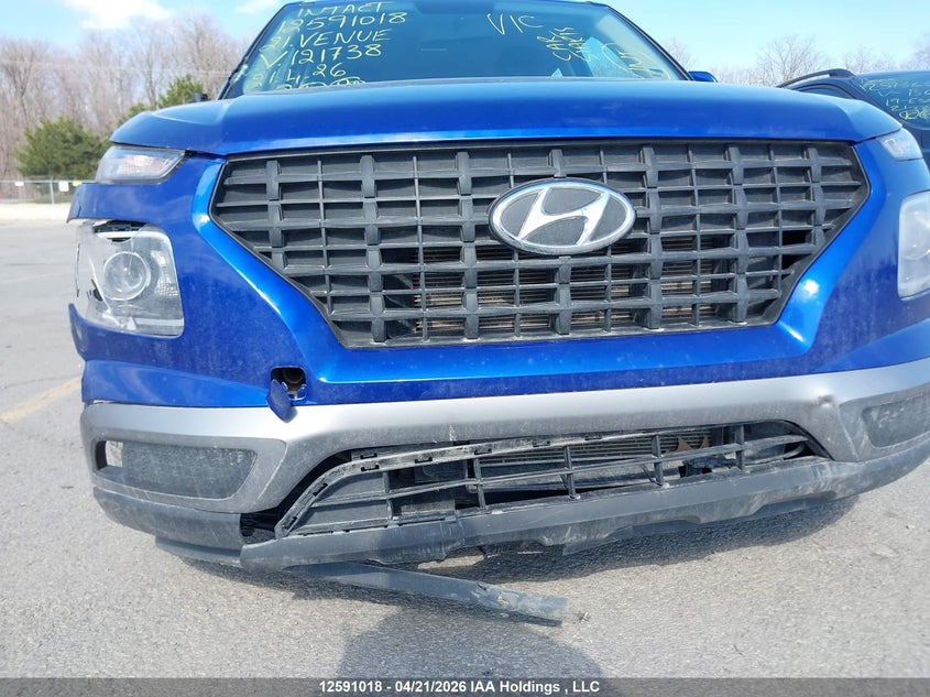 2021 Hyundai Venue VIN: KMHRB8A35MU121738 Lot: 12591018