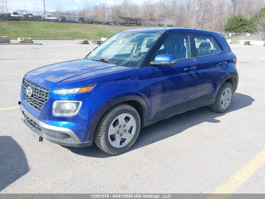 Vin: kmhrb8a35mu121738, lot: 2987413, hyundai venue 20212