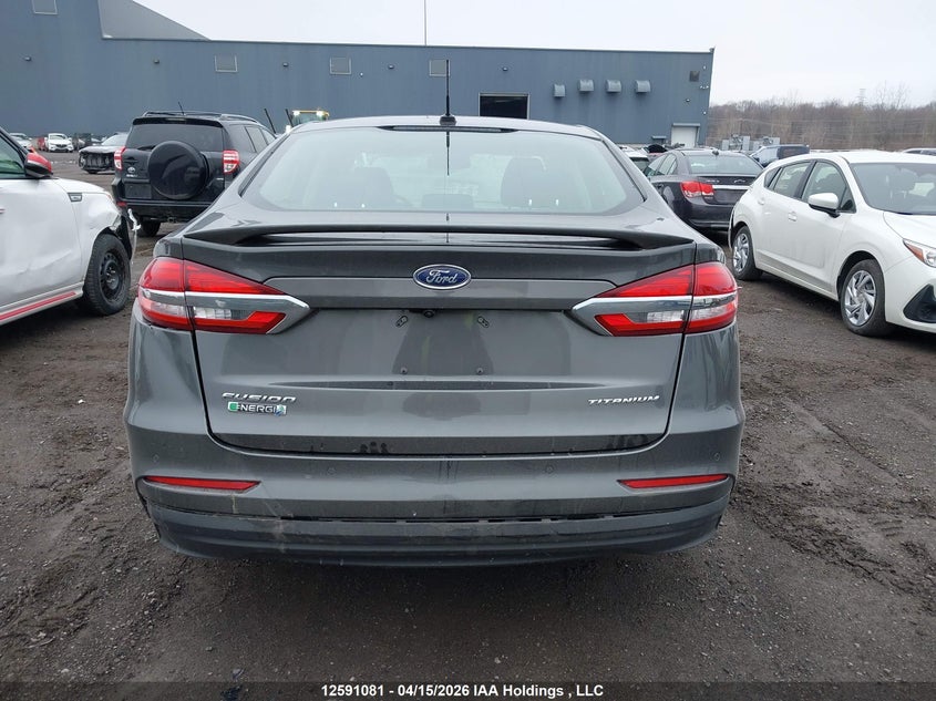 2019 Ford Fusion Titanium VIN: 3FA6P0SU0KR190512 Lot: 12591081