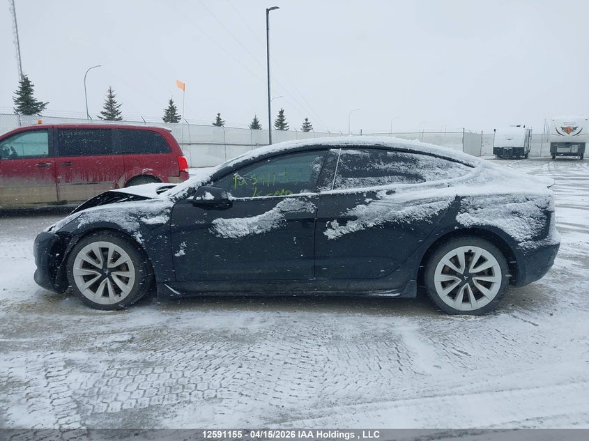 2021 Tesla Model 3 VIN: 5YJ3E1EB7MF916616 Lot: 12591155
