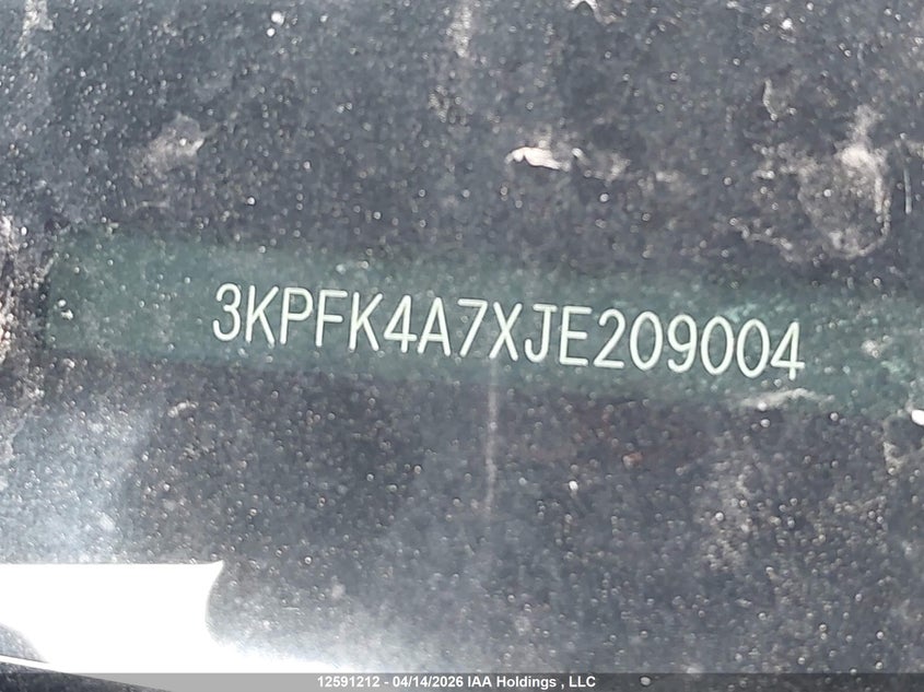 2018 Kia Forte Lx/Lx+ VIN: 3KPFK4A7XJE209004 Lot: 12591212