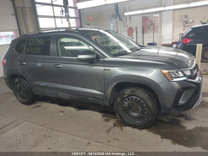 2024 Volkswagen Taos Comfortline VIN: 3VVUX7B23RM111044 Lot: 12591371