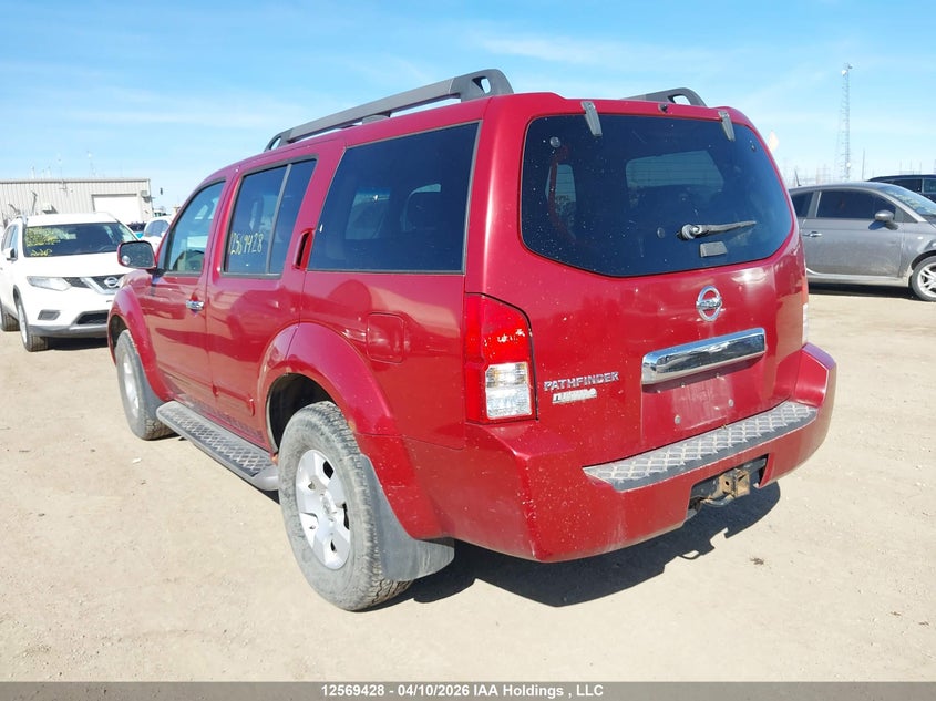 2007 Nissan Pathfinder Se VIN: 5N1AR18W37C602016 Lot: 12569428x