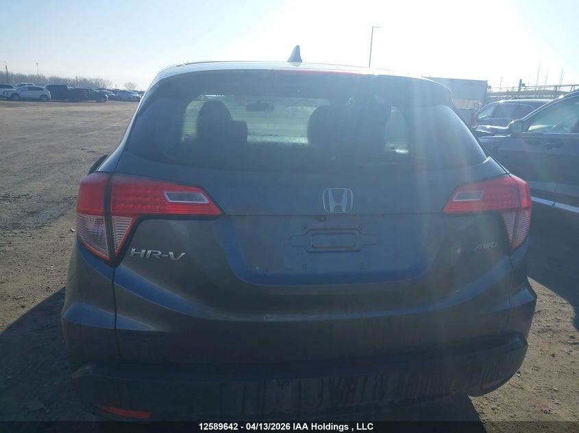 2016 Honda Hr-V Lx VIN: 3CZRU6H34GM107132 Lot: 12589642x