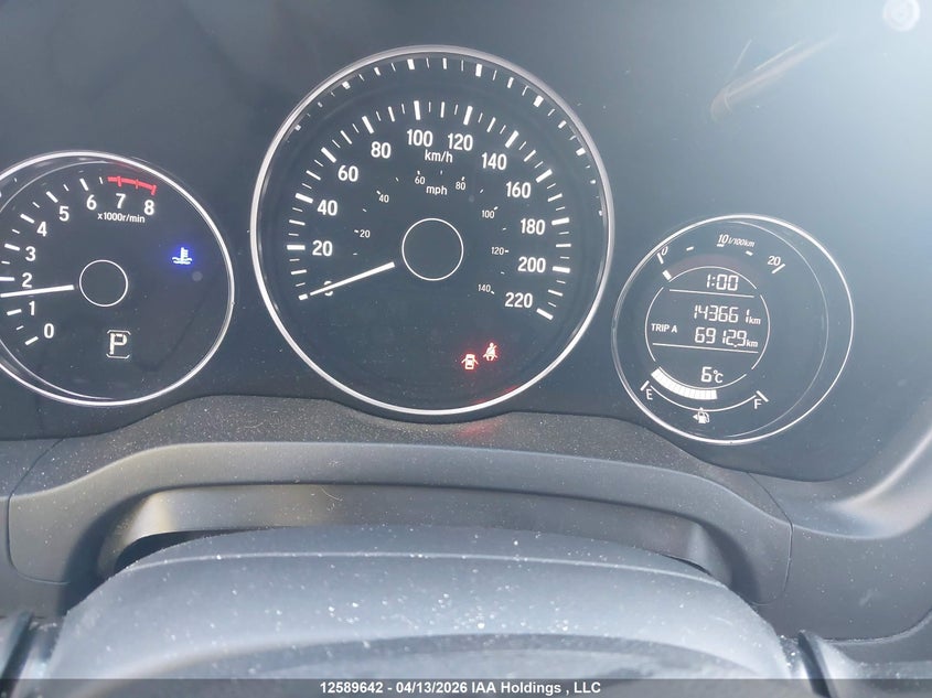 2016 Honda Hr-V Lx VIN: 3CZRU6H34GM107132 Lot: 12589642x