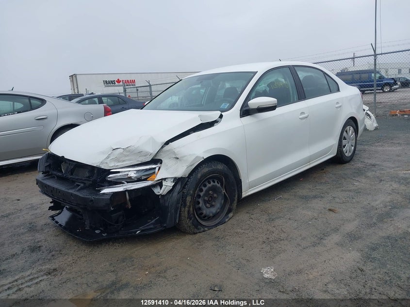 2016 Volkswagen Jetta, Удар спереду, IAAI, VIN 3VW267AJ2GM403506 — фото 2
