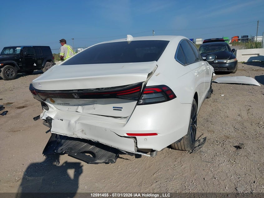 Vin: 1hgcy2f87pa800895, lot: 2987931, honda accord hybrid touring 20234