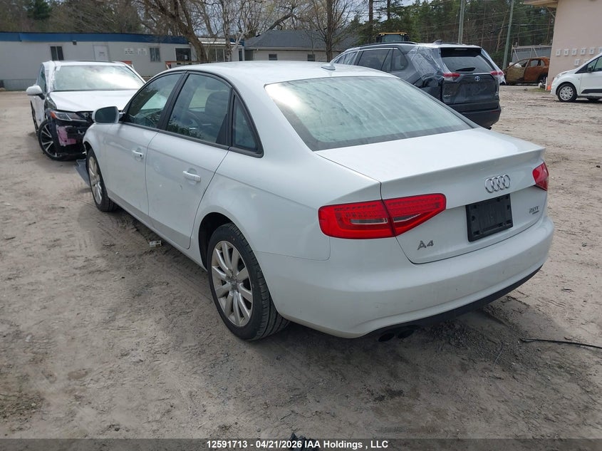 Vin: waubfcfl1dn020922, lot: 2988195, audi a4 2.0t 20133