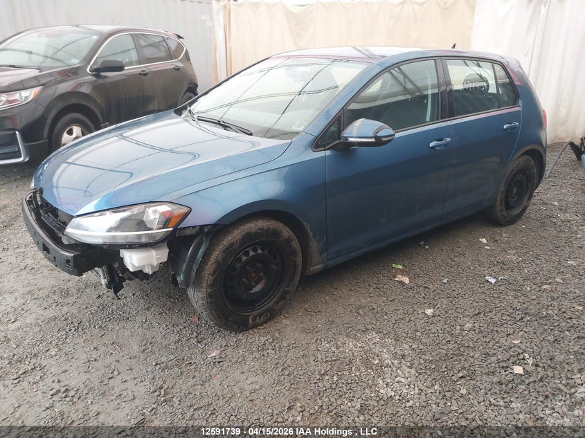 Vin: 3vww57au0mm002093, lot: 2988223, volkswagen golf 20212