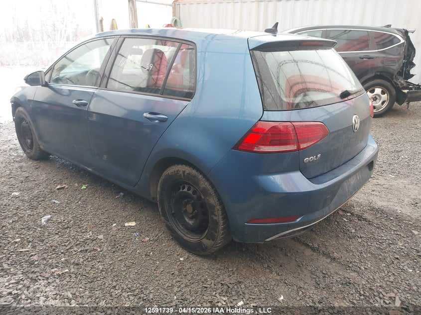 Vin: 3vww57au0mm002093, lot: 2988223, volkswagen golf 20213