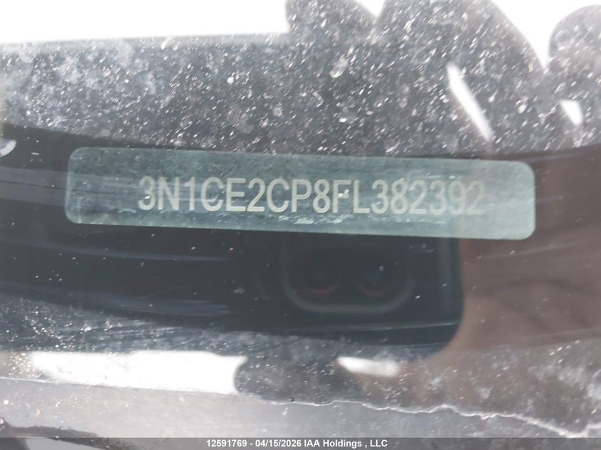 2015 Nissan Versa VIN: 3N1CE2CP8FL382392 Lot: 12591769