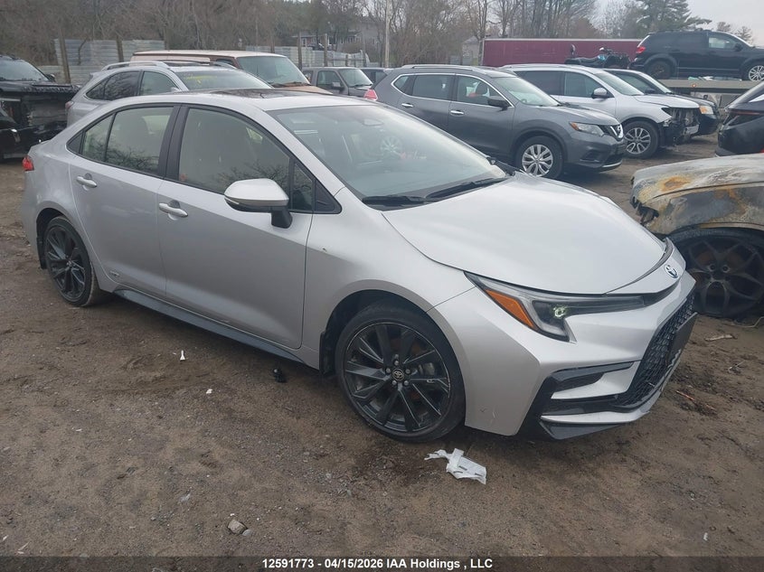 2024 Toyota Corolla Le/Se/Night Shade, Удар спереди, IAAI, VIN JTDBDMHE8RJ011257