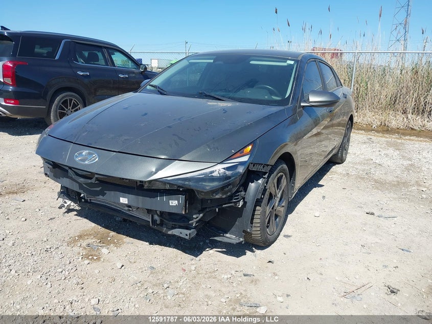 Vin: kmhlm4ag0pu607891, lot: 2988275, hyundai elantra preferred ivt with tech package 20232