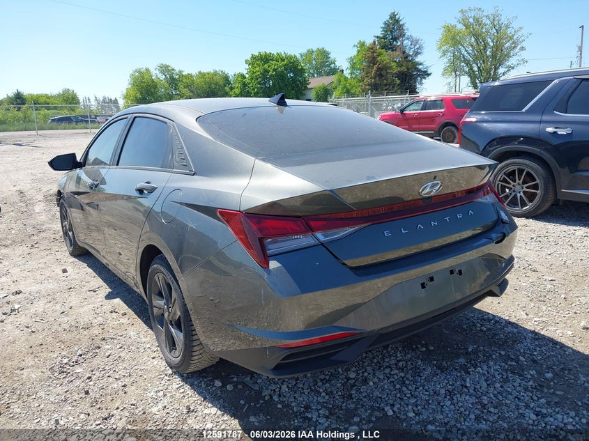 Vin: kmhlm4ag0pu607891, lot: 2988275, hyundai elantra preferred ivt with tech package 20233