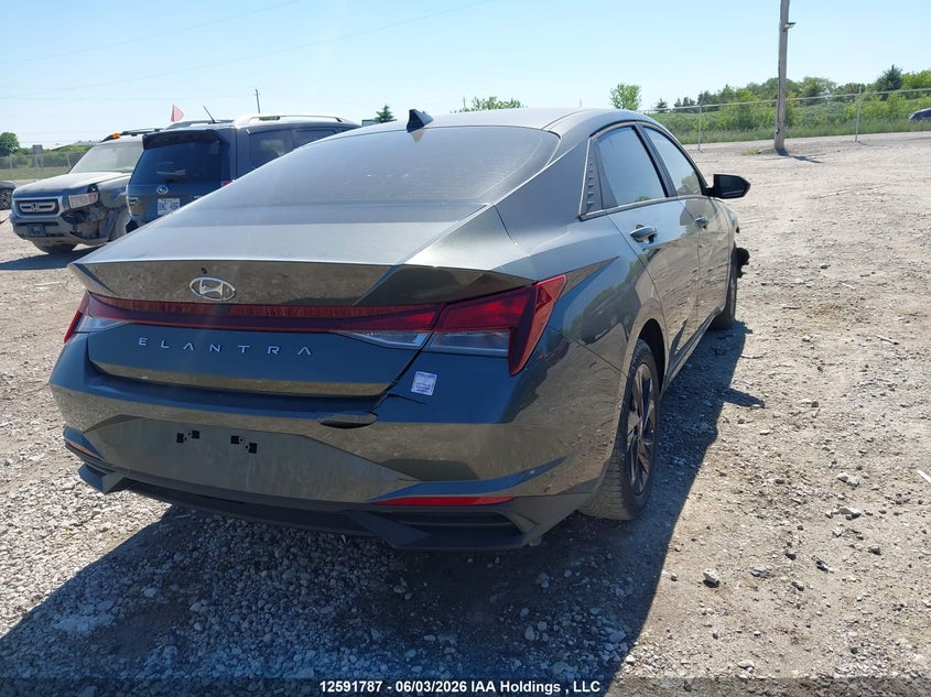 Vin: kmhlm4ag0pu607891, lot: 2988275, hyundai elantra preferred ivt with tech package 20234