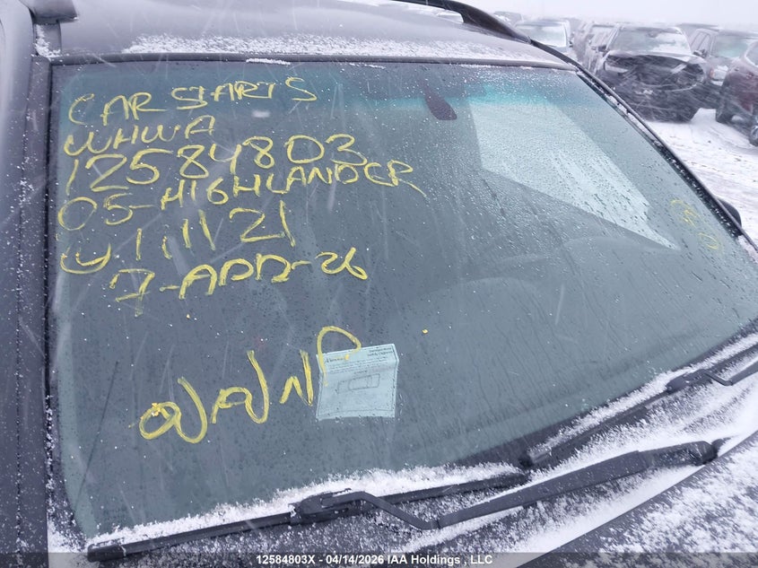 2005 Toyota Highlander VIN: JTEEP21A750111121 Lot: 12584803x