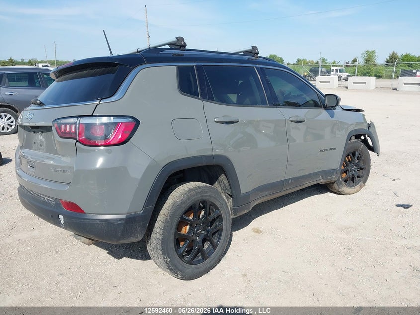 Vin: 3c4njdcb8kt693347, lot: 2989067, jeep compass limited 20194