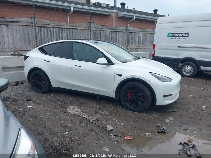 2022 Tesla Model Y Performance VIN: 7SAYGDEF1NF543498 Lot: 12592498
