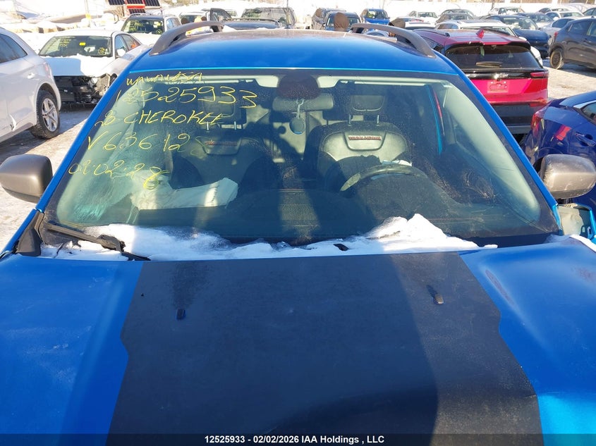 2020 Jeep Cherokee Trailhawk VIN: 1C4PJMBX1LD636128 Lot: 12525933X