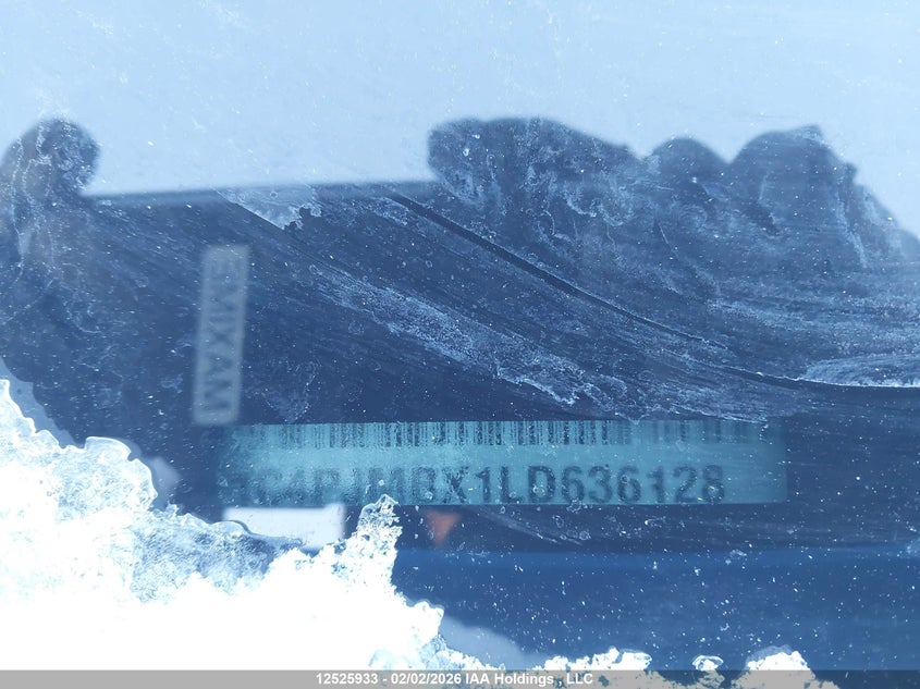 2020 Jeep Cherokee Trailhawk VIN: 1C4PJMBX1LD636128 Lot: 12525933X