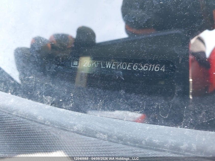 2014 GMC Terrain Sle-2 VIN: 2GKFLWEK0E6361164 Lot: 12540868X